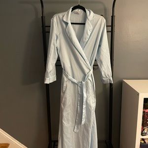 Vintage baby blue dressing gown